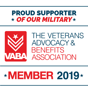 proud supporter of our military VABA the veterans advocacy and benefits association member 2019